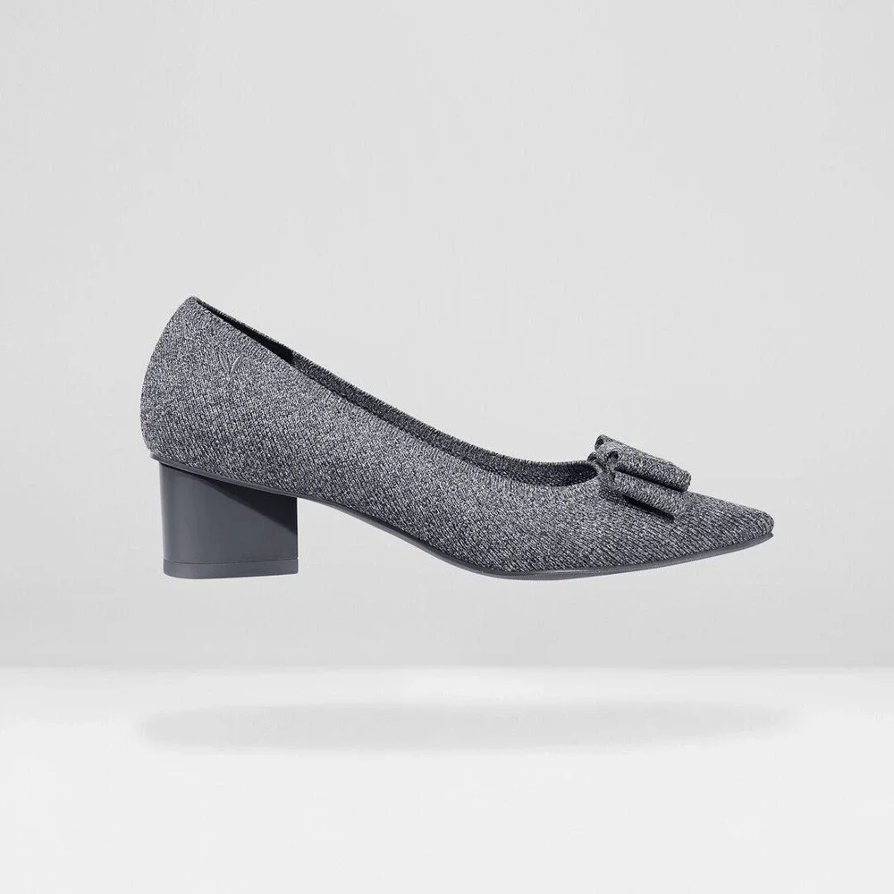 VIVAIA Titli Pointed-Toe Bow Heels | NWT - EU 38 / US 7–7.5 +‎ FREE Slippers